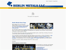 Tablet Screenshot of berlinmetals.com